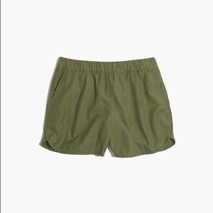 FLASH SALE Madewell NWT Green pull on shorts